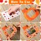 48 Sets Fall DIY Picture Frames Craft Kit Autumn Thanksgiving Pumpkin